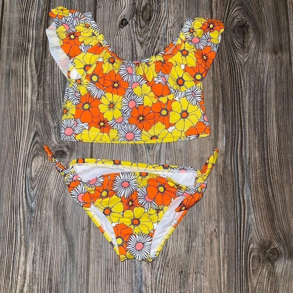 Gymboree Flower 2-Piece Swimsuit